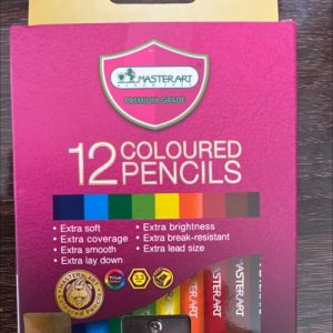 12 coloured pencils