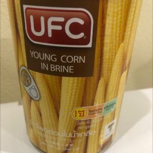 Young corn in brine